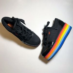 Rocket Dog rainbow shoes
